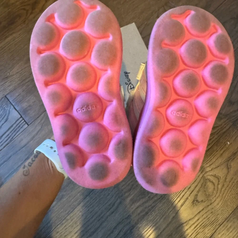 Adidas Disney Kids' Sneakers - White and Pink - Picture 2 of 4
